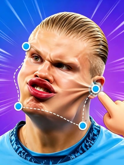 Haaland Face Warp