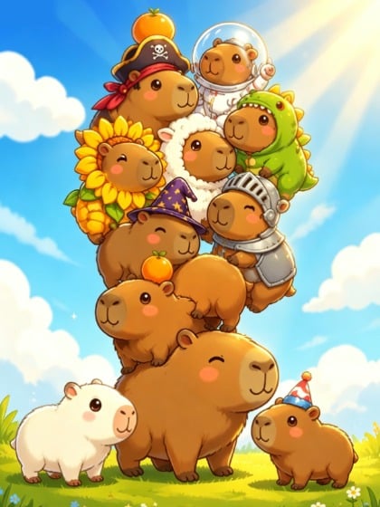 Capybara Stack