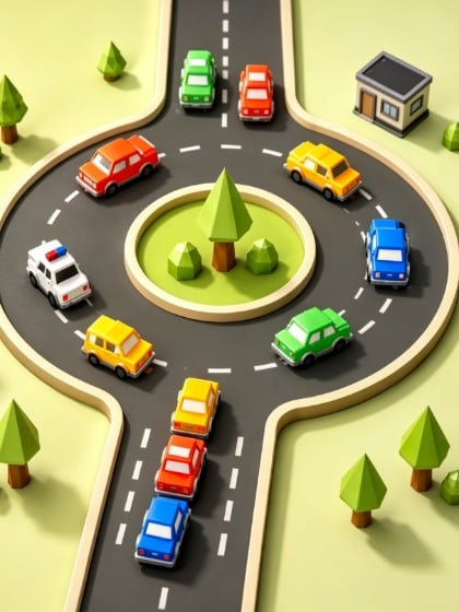 Traffic Car Circle
